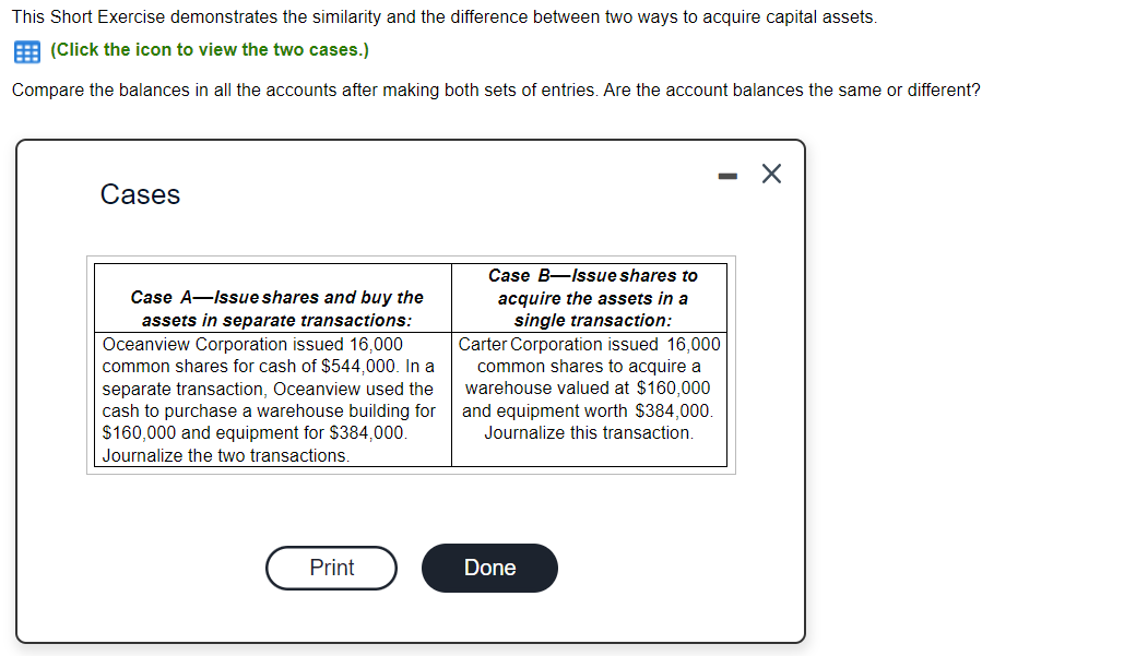 This Short Exercise demonstrates the similarity and the difference between two ways