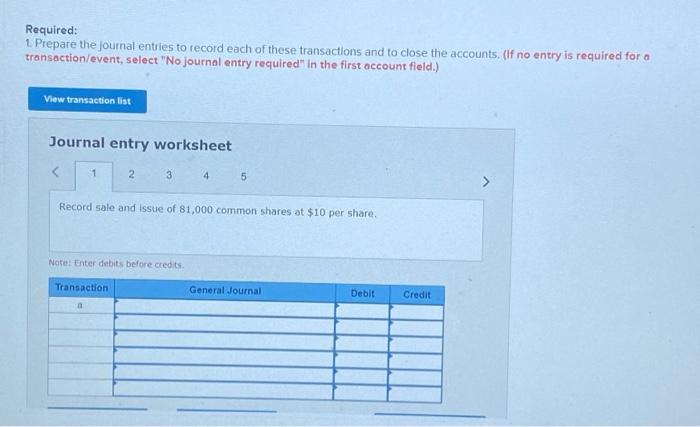 10-8 King Corporation began operations in January. year 1. The charter authorized