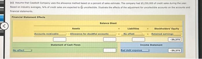 31. If no account or activity is affected, select "No effect" from