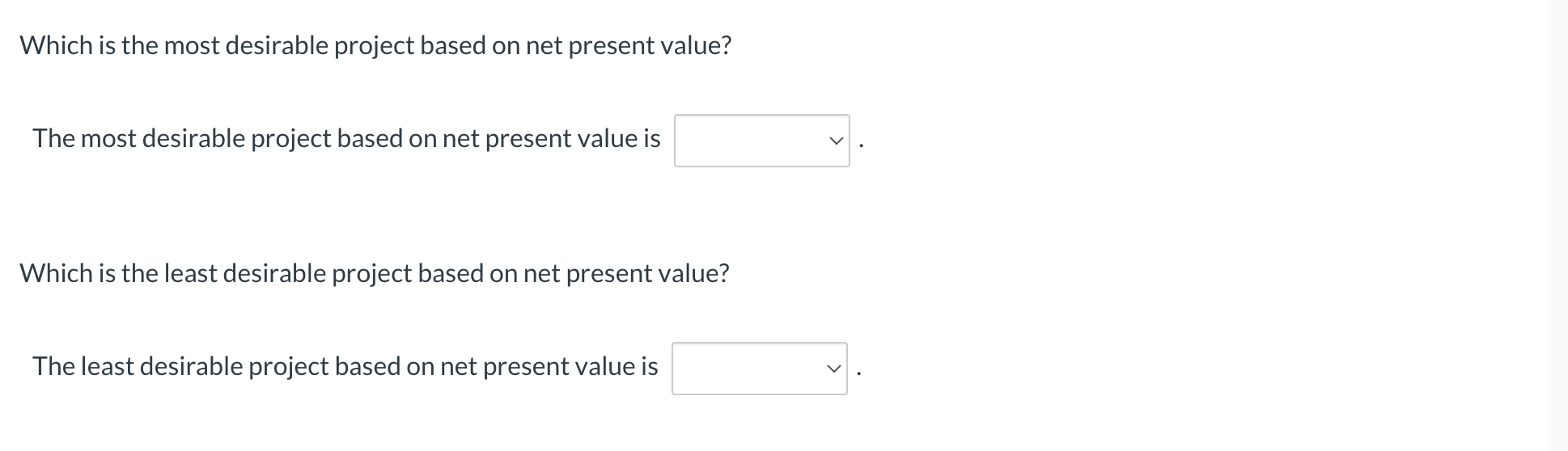 produce the following net annual cash flows. Year AA BB CC 1