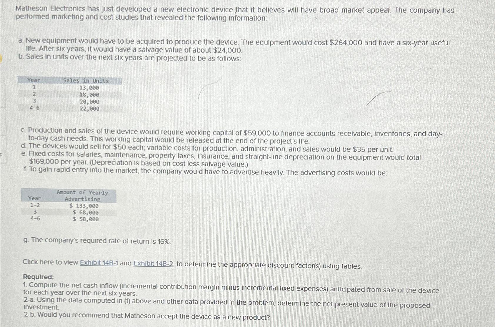 Matheson Electronics has just developed a new electronic device that it believes