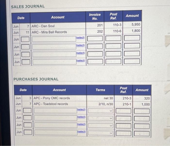 to record transactions that occurred throughout the third week of June. The