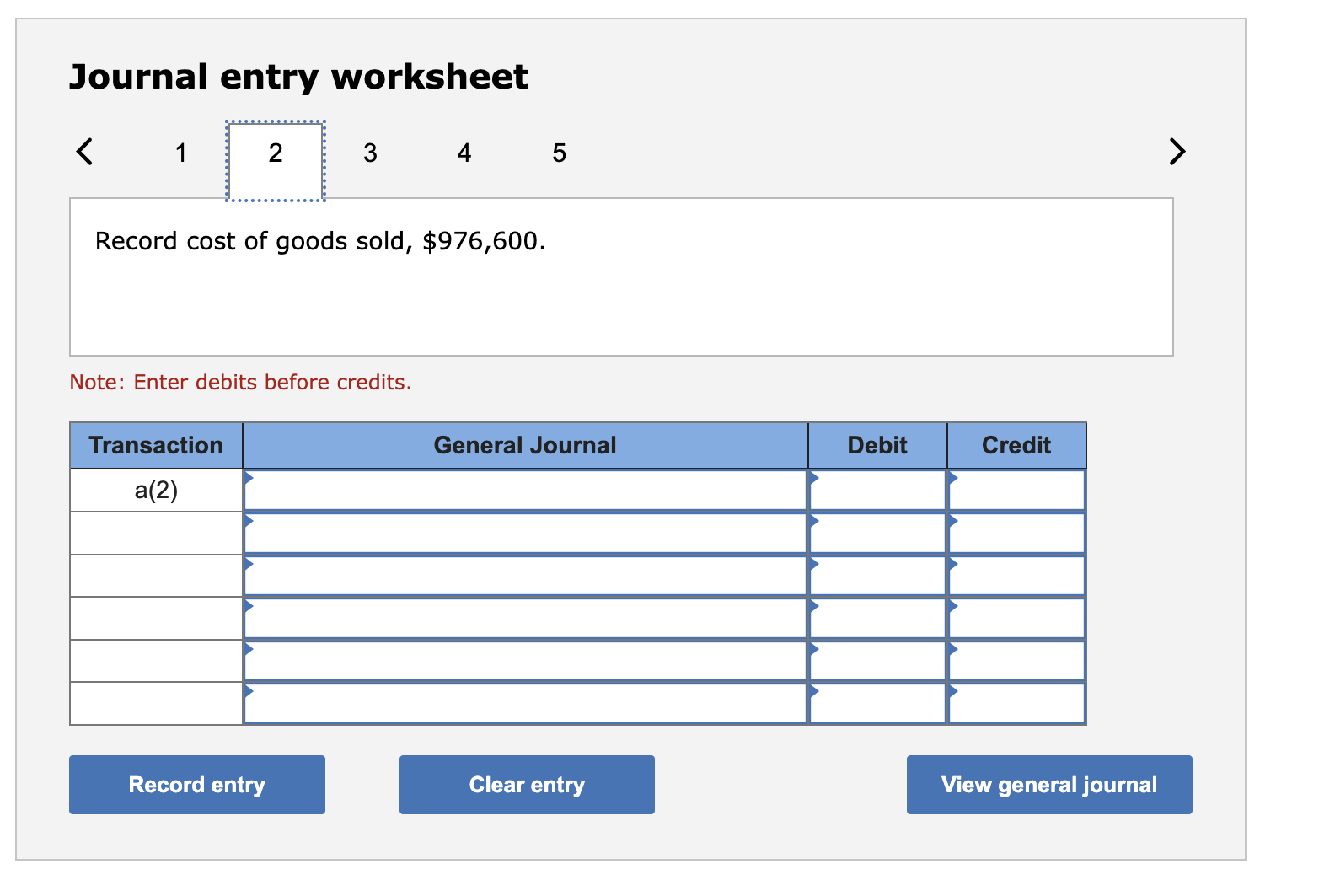 worksheet < 1 2 3 4 5 Wrote off $18,400 of uncollectible