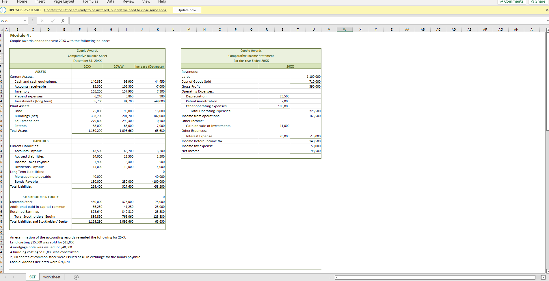 File Home Insert Page Layout Formulas Data Review View Help i UPDATES