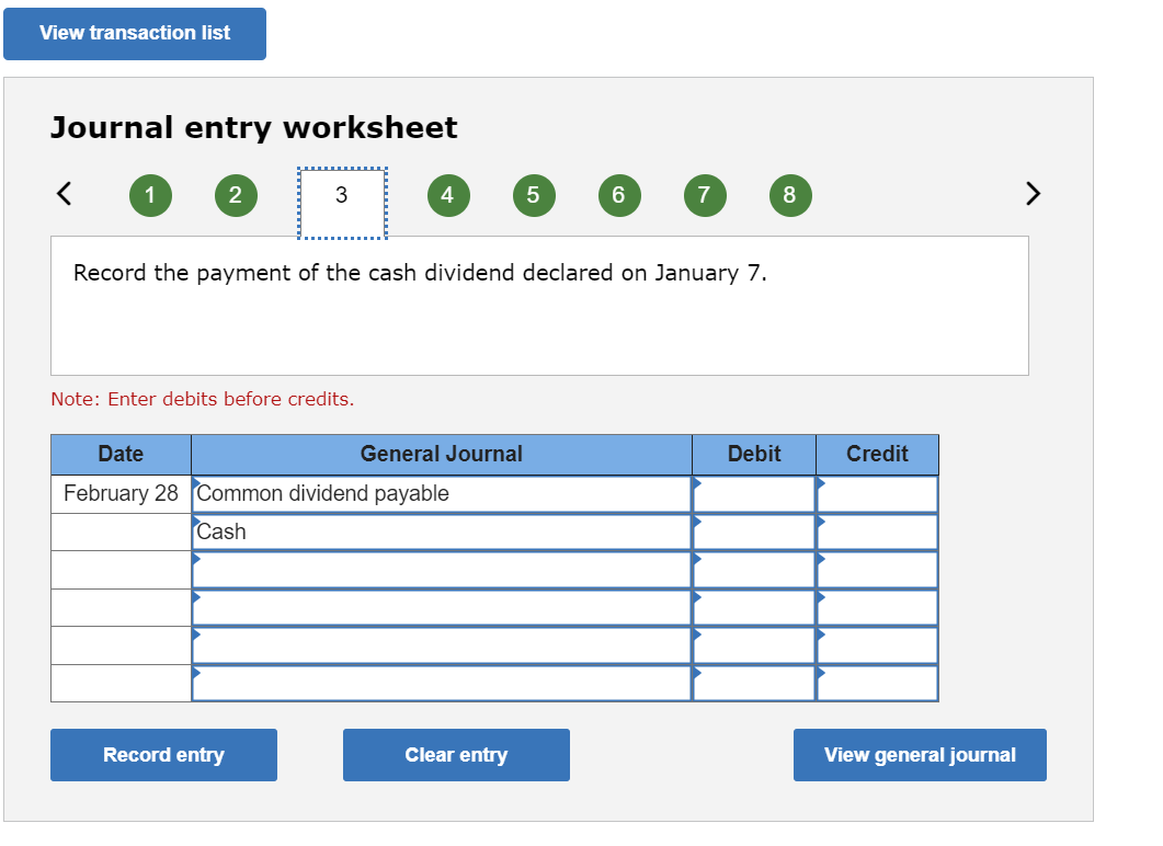 common stock for $25 cash per share. Note: Enter debits before credits.