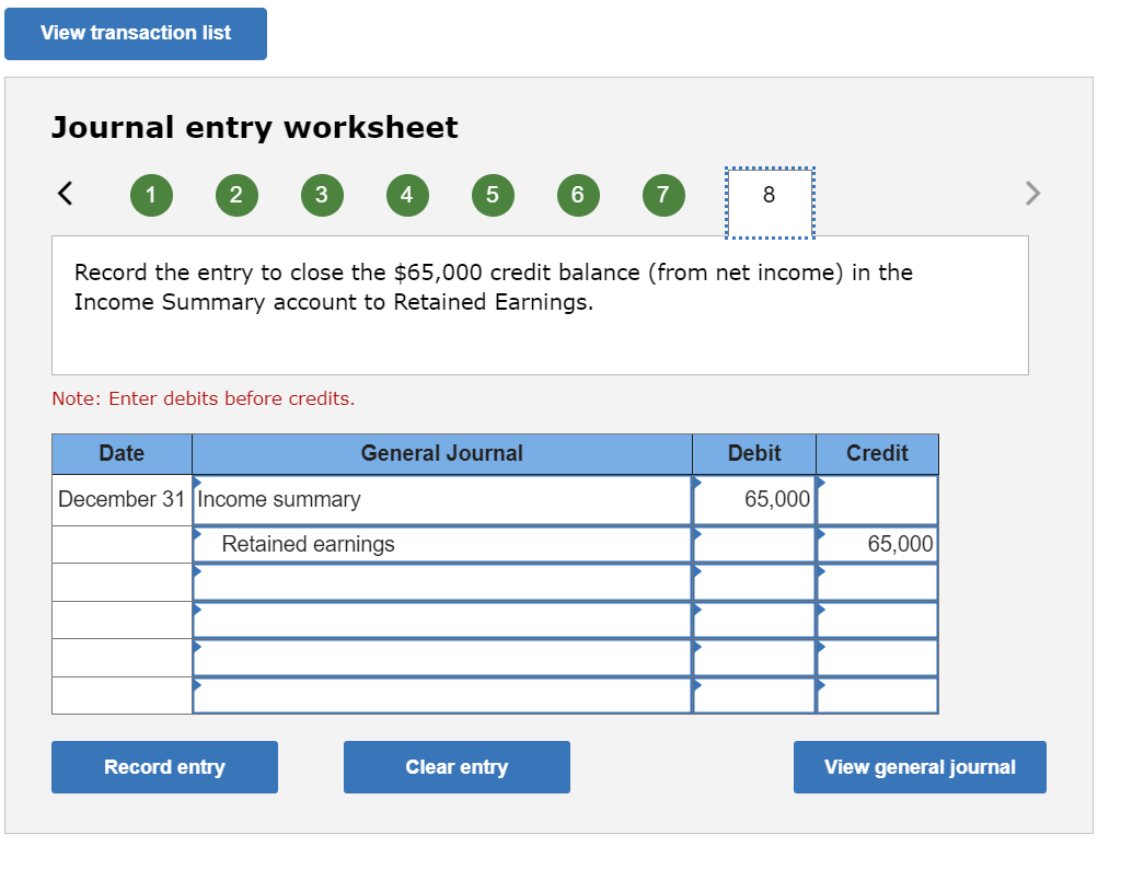 before credits. Date General Journal Debit Credit January 07 Retained earnings Common