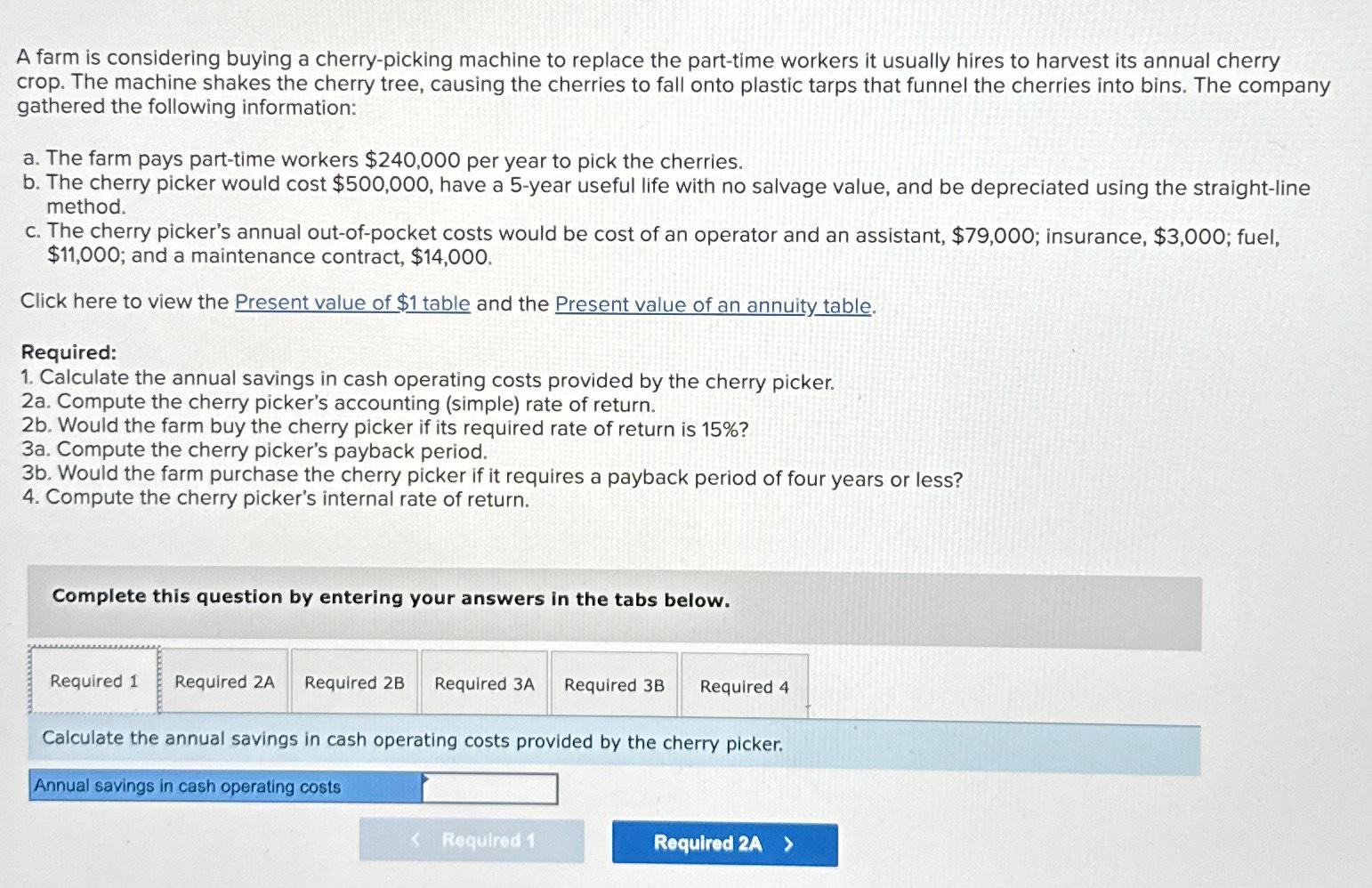 A farm is considering buying a cherry-picking machine to replace the part-time