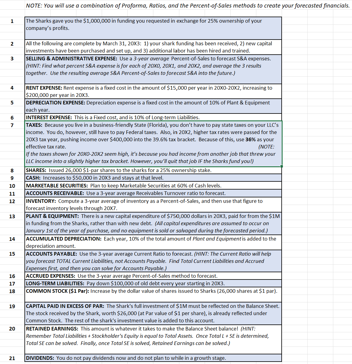 1 2 3 4 5 69 7 NOTE: You will use a