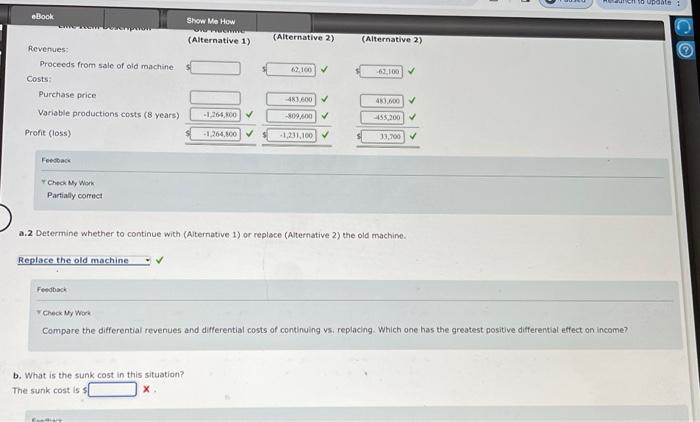 eBook Show Me How (Alternative 1) (Alternative 2) (Alternative 2) Revenues: Proceeds