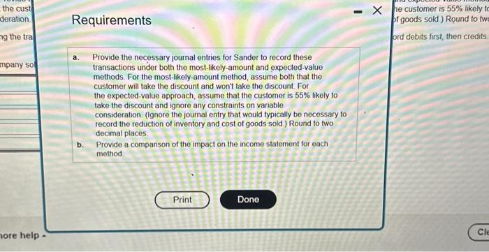 the company sold 40 to a customer on account with terms of