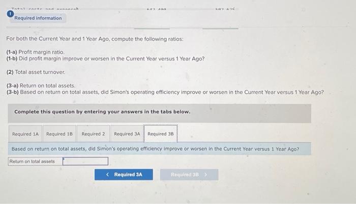 this question by entering your answers in the tabs below. Required 1