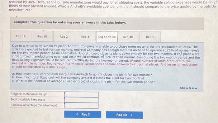 overhead Variable selling expenses Fixed selling expenses Total cost per unit $7.50
