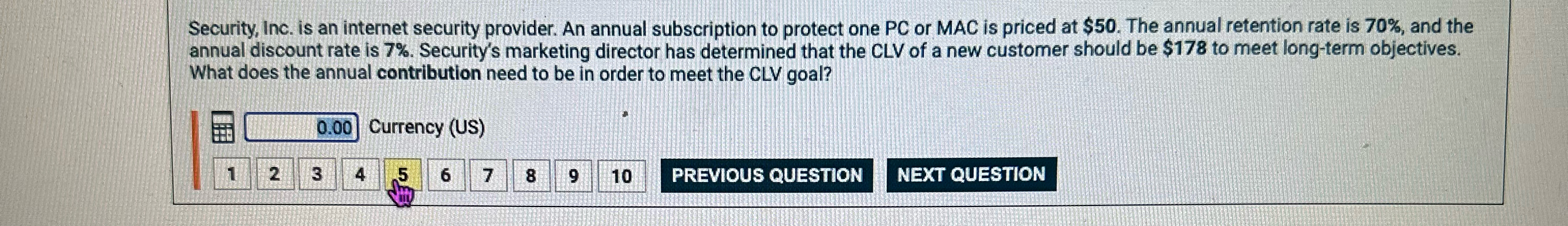 Security, Inc. is an internet security provider. An annual subscription to protect