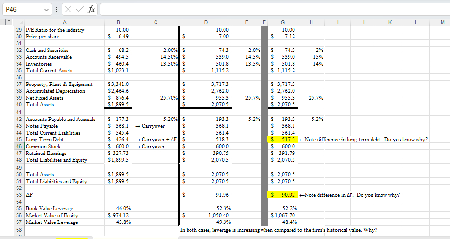 P46 EX fx 12 A B C D E F G H
