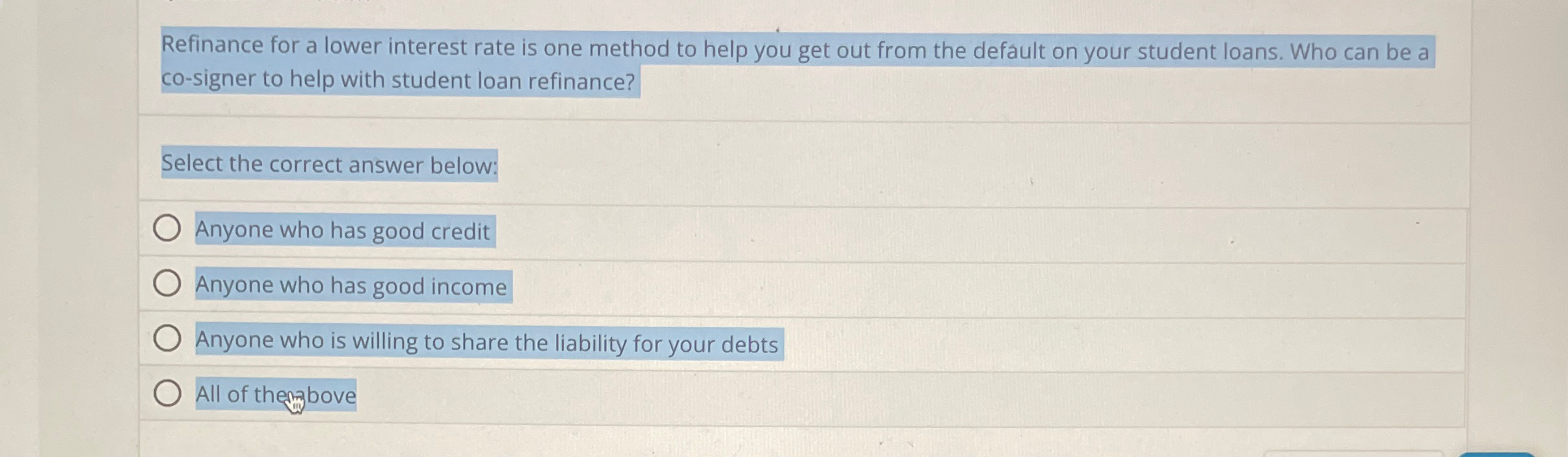 Refinance for a lower interest rate is one method to help you