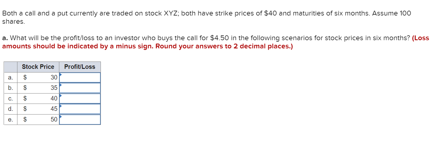 Both a call and a put currently are traded on stock XYZ;