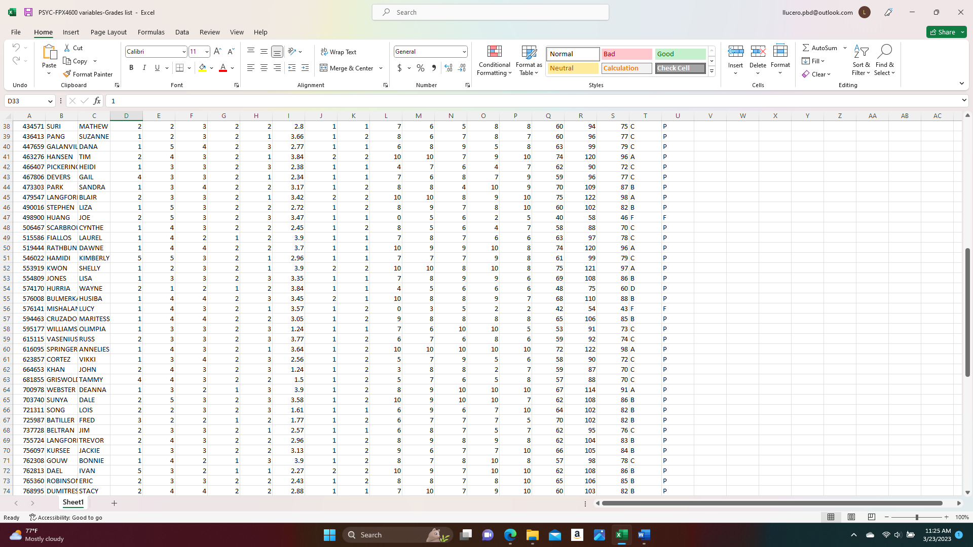 View Help X Cut Calibri 11 ' == Wrap Text Copy Paste