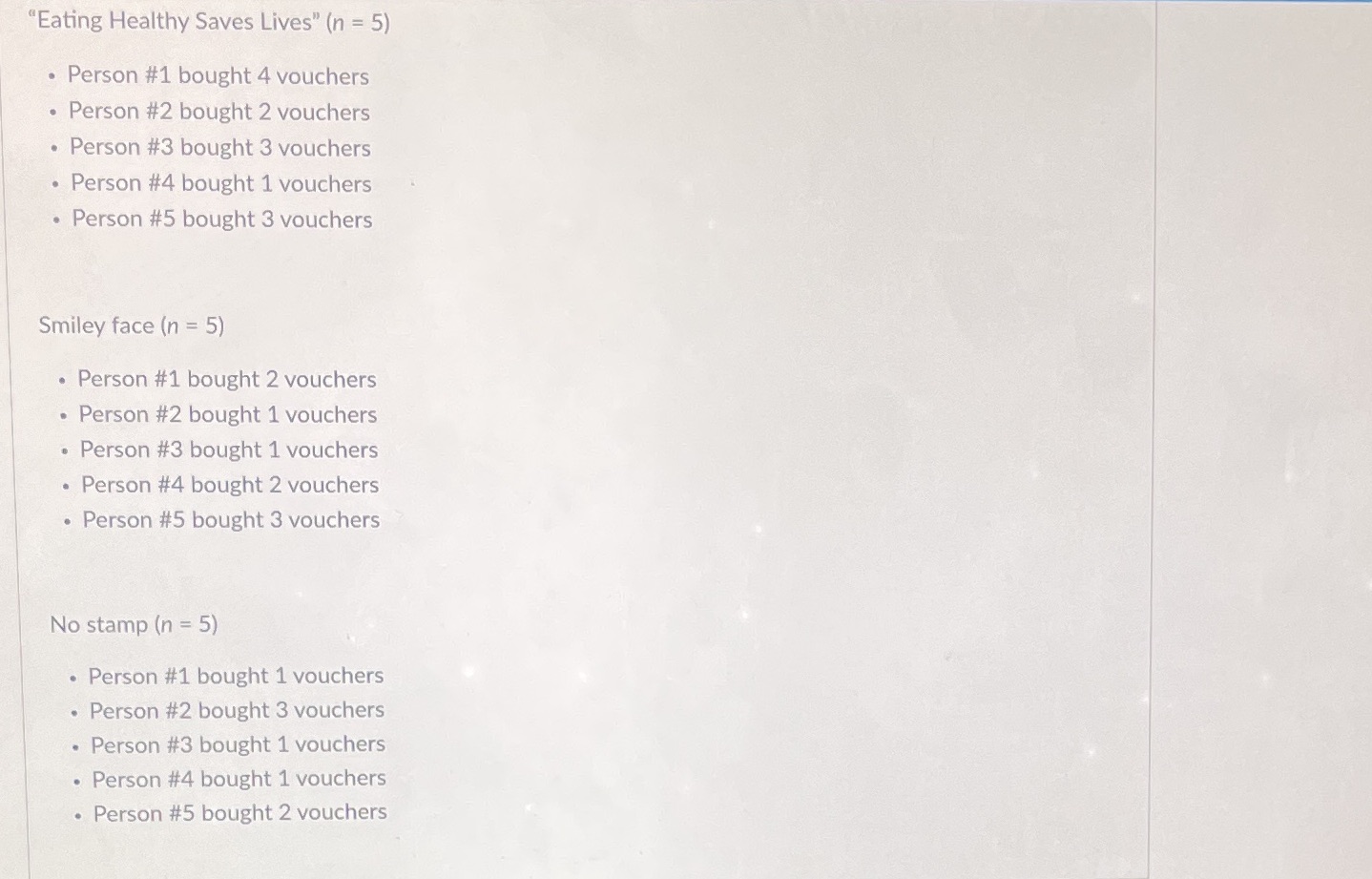 park affect behavior. As patrons enter a water park, they are randomly