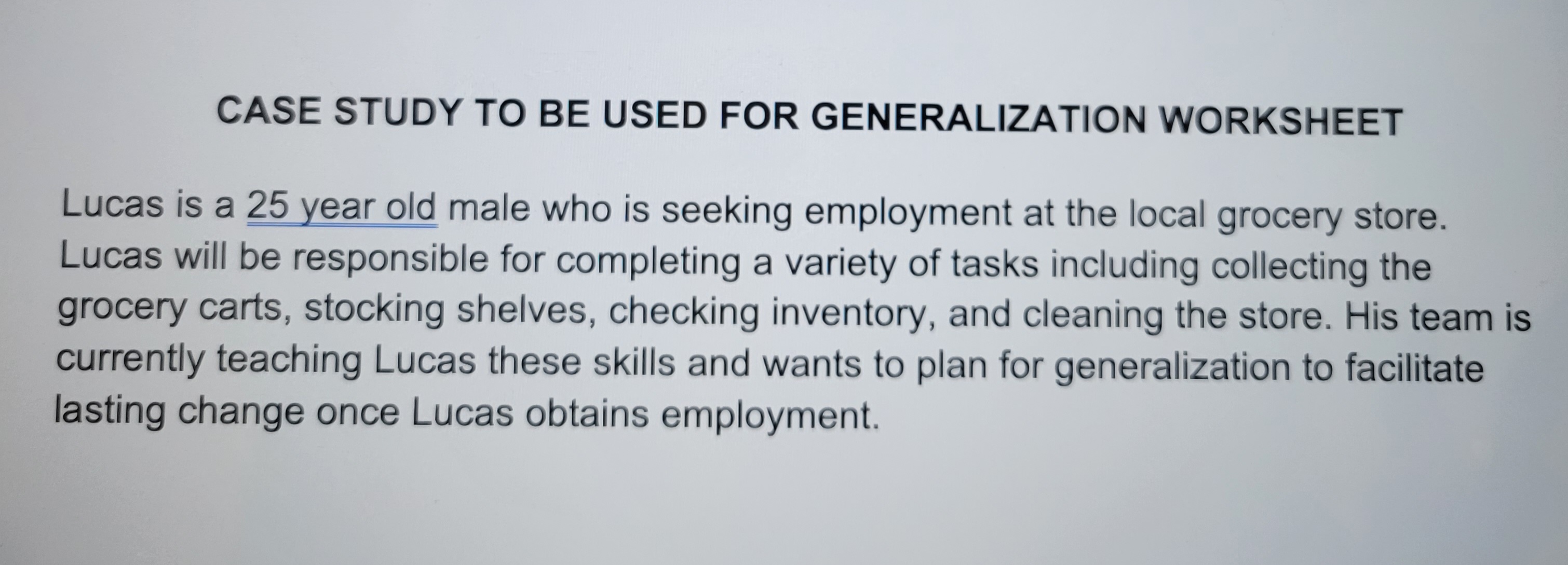completed behavioral change plan. The behavioral change plan incorporates the components of