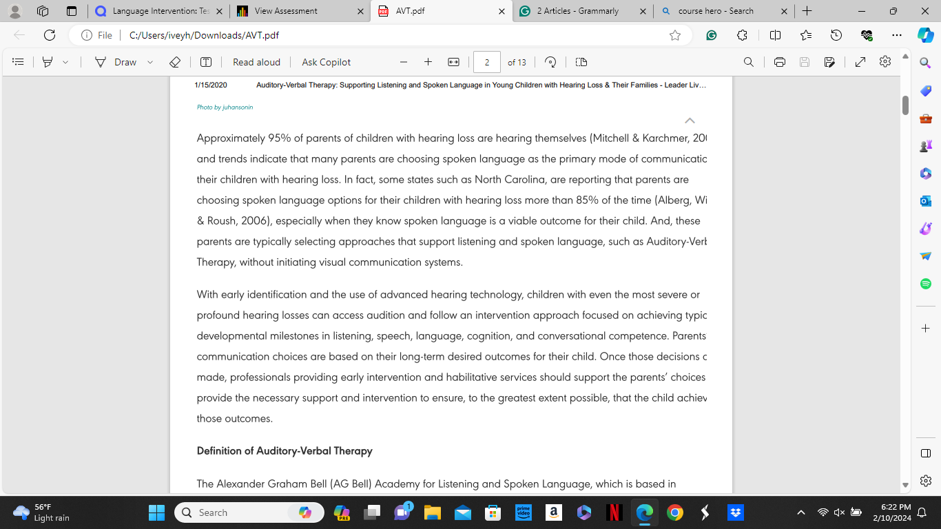 Q course hero - Search G C File | C:/Users/iveyh/Downloads/AVT.pdf Draw [T]