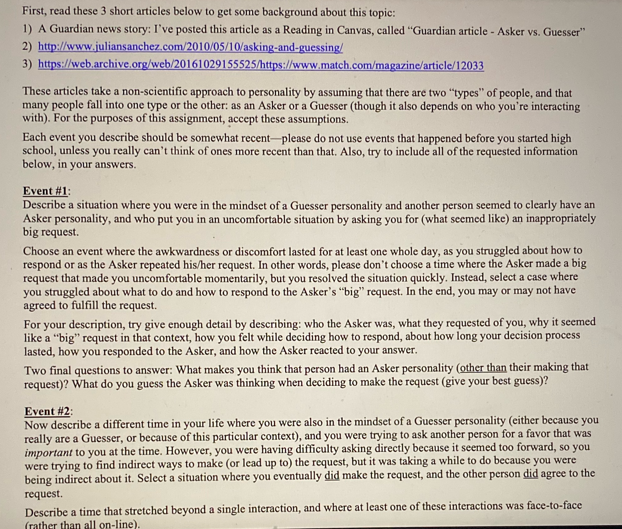 First, read these 3 short articles below to get some background about