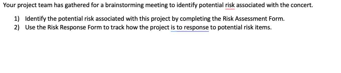 tasked to manage the "Big Bang" concert. Unfortunately, this concert has a