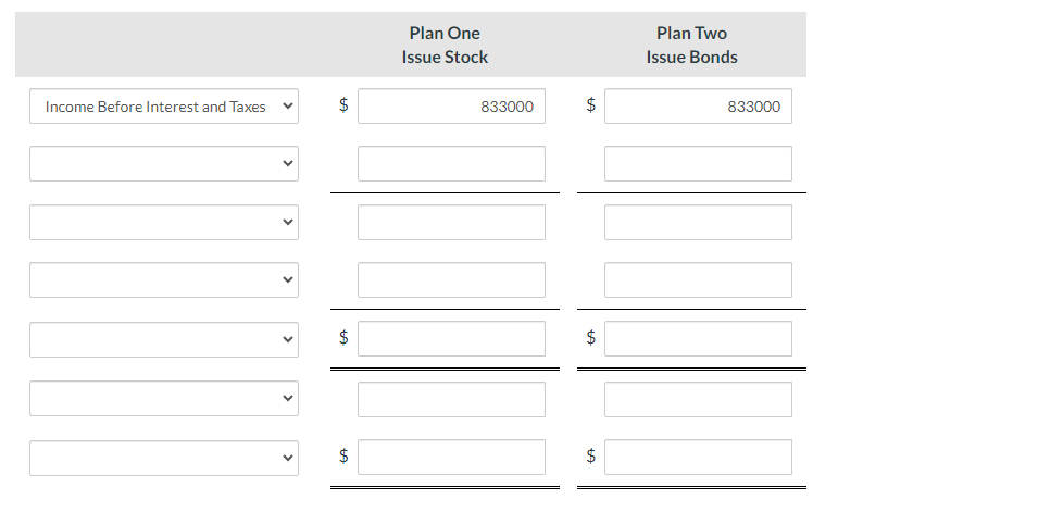 financing the purchase of a fleet of airplanes. 1. Issue 62,500 shares