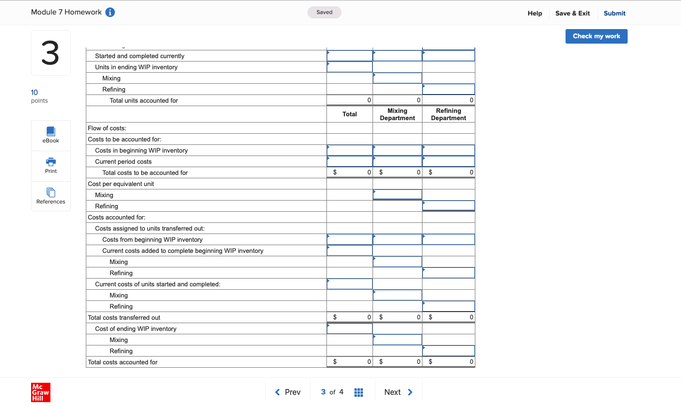 Plastics produces a part used in precision machining. The part is produced