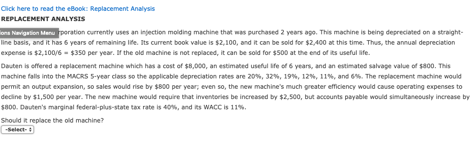 Click here to read the eBook: Replacement Analysis REPLACEMENT ANALYSIS ions Navigation