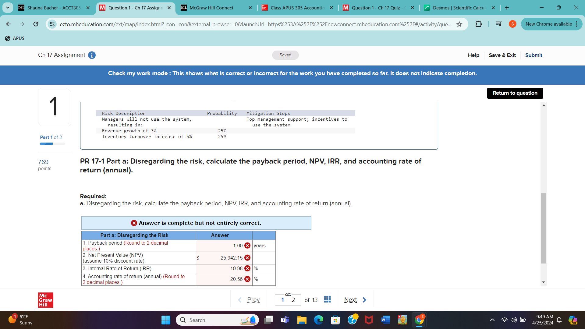 M Question 1- Ch 17 Lecture Corsage + Boutonniere Sp Love &