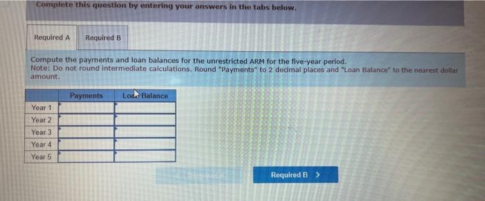 the purchase of a property. The borrower anticipates owning the property for