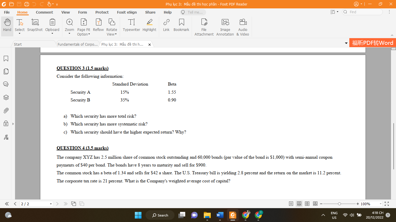 Ph lc 3: Mu thi hc phn - Foxit PDF Reader Tell
