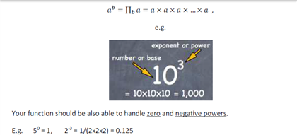 = = ..., e.g. exponent or power number or base 103 10x10x10