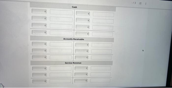 journal entries to the general ledger and calculate ending balances. (Post entries