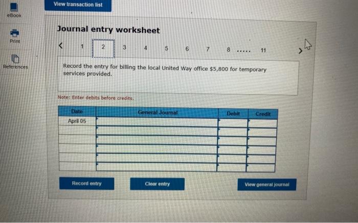 not-for-profit companies. ServicePro has been operating for five years; its revenues are