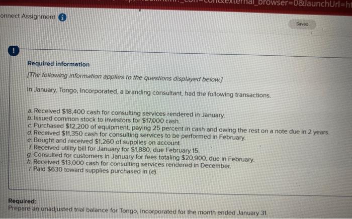 onnect Assignment i browser=0&launchUrl=ht Saved Required information [The following information applies to