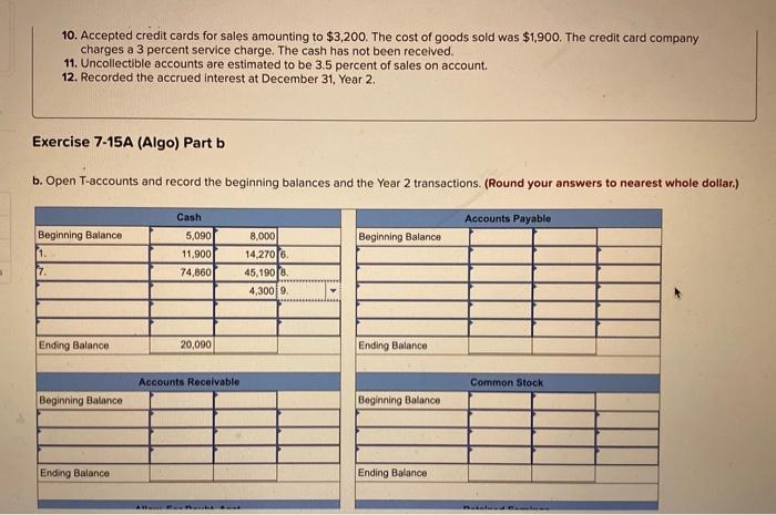 information applies to the questions displayed below.] The following post-closing trial balance