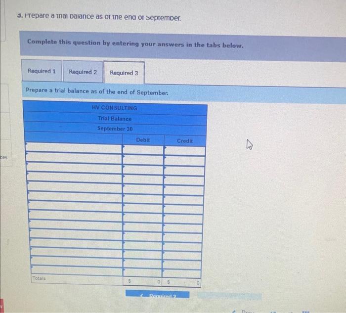 LO A1, P1 Business transactions completed by Hannah Venedict during the month