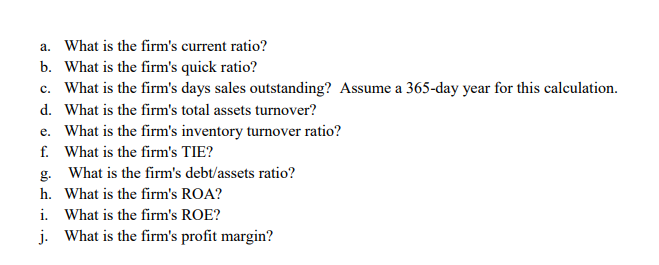 sheet and income statement shown below are for Gibson Inc. Note that