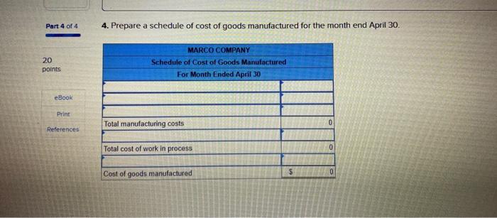 eBook Print References [The following information applies to the questions displayed below]