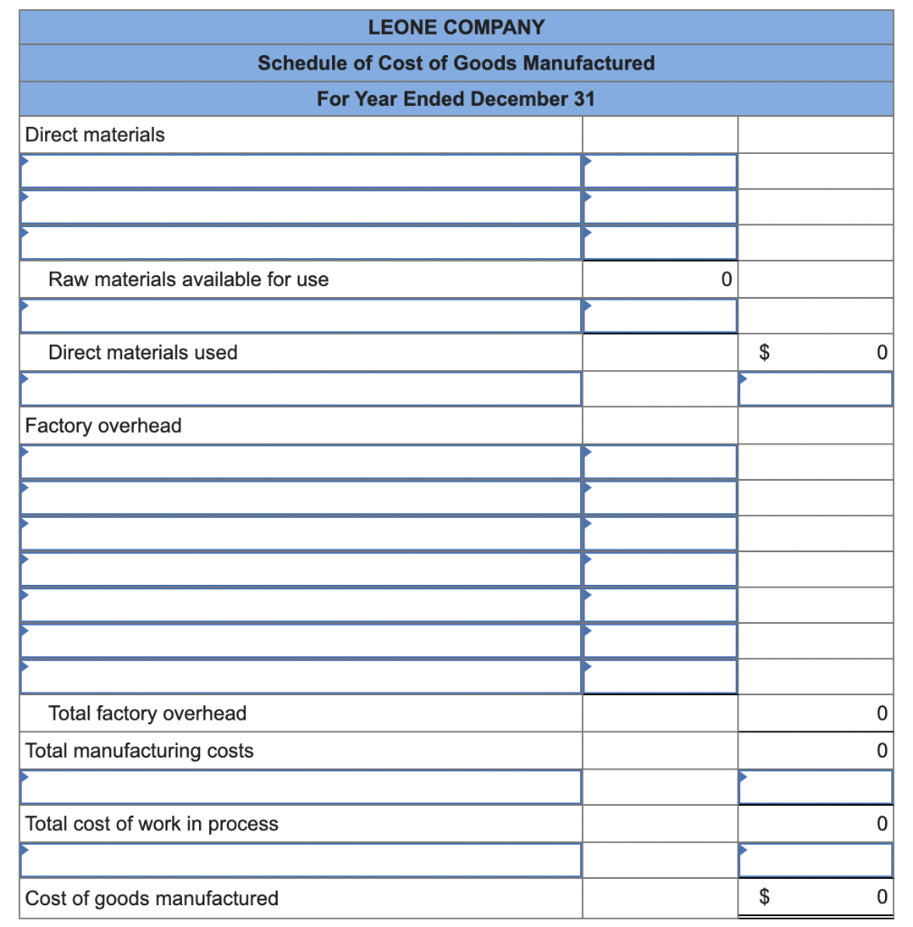 applies to the questions displayed below.] The following year-end information is taken
