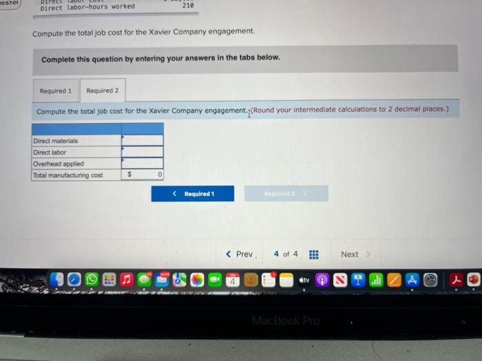 Cesting Que Question 4 Ch 3-Job Order... Tech Solutione is a coming