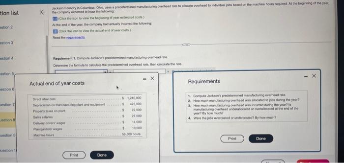 a predetermined manufacturing overhead rate to allocate overhead to individual jobs based