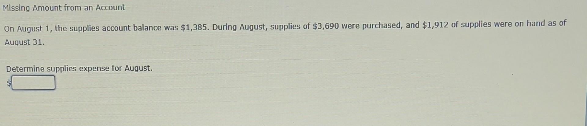 not require an entry, leave it blank. Aug. 13 Journal Entry for