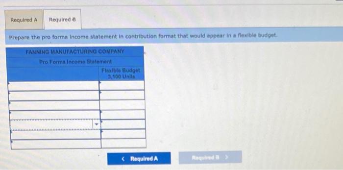 manufacturing cost Fixed manufacturing cost Fixed selling and administrative cost $8.50 per