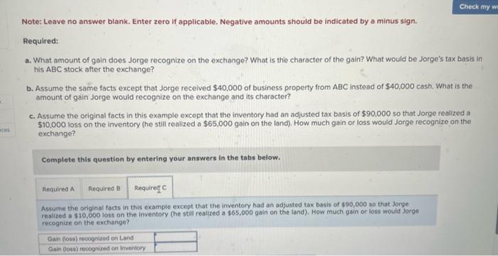 Check my ww aces Note: Leave no answer blank. Enter zero if