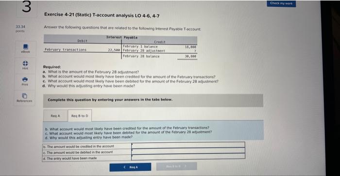 LO 4-6, 4-7 Answer the following questions that are related to the