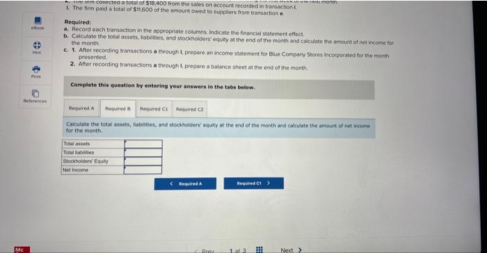amounts LO 4-2, 4-6, 4-7 The transactions relating to the formation of