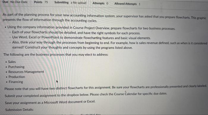 Due No Due Date Points 75 Submitting a file upload Attempts 0