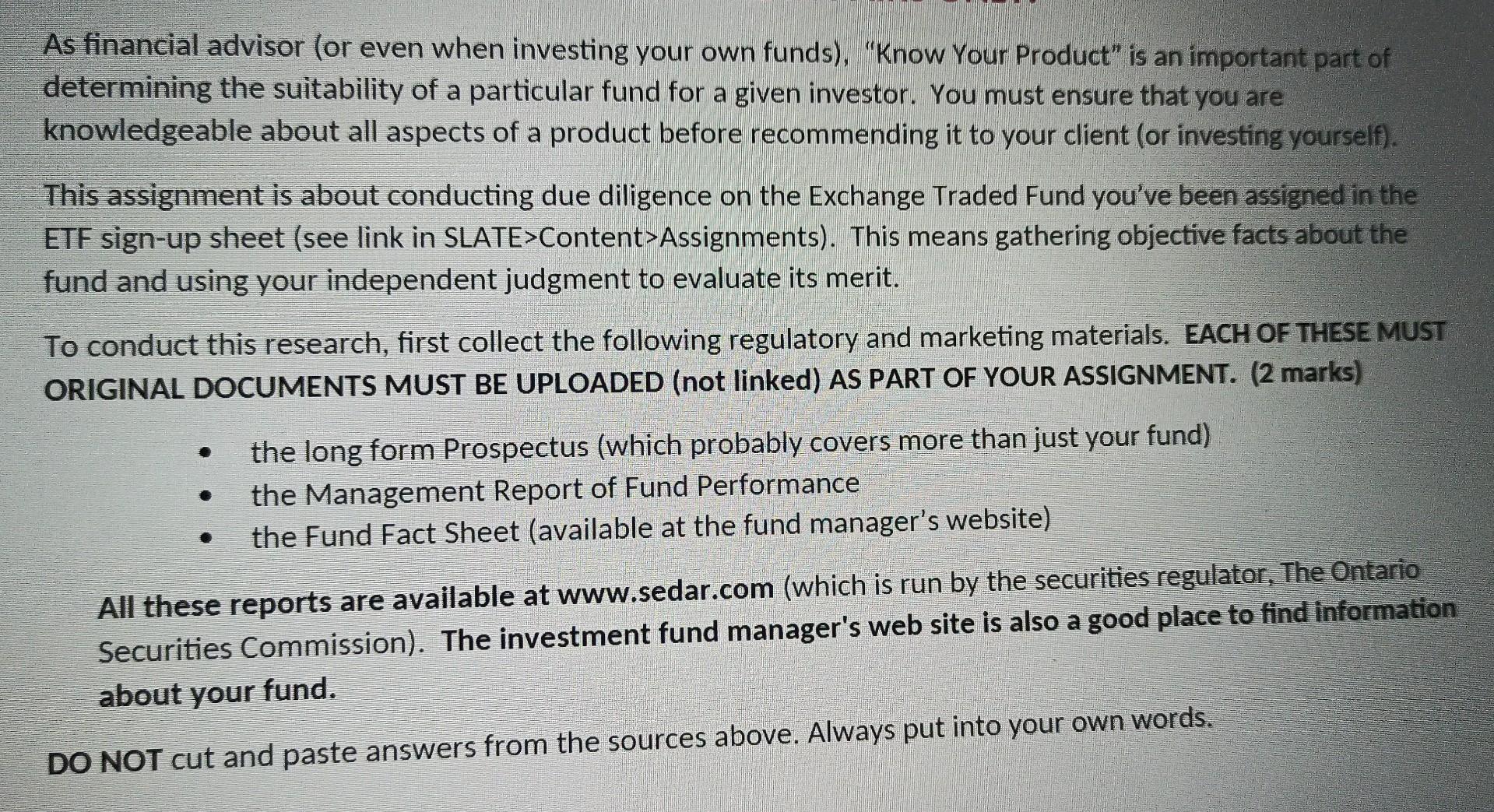 for? 12) How many holdings does the fund have? (ie how many
